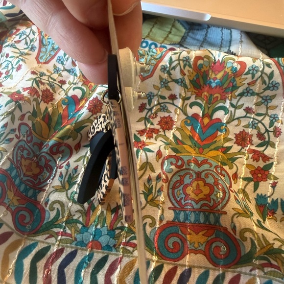 Leopard Print Rainbow Arch Statement Earrings Polymer Clay Boho Style - Picture 4 of 4